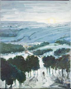Ronald Moore - 2017 Oil, Black Mountains, Winter