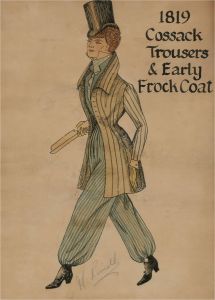 H. Rimell - Early 20th Century Pen and Ink Drawing, Fashion Illustration