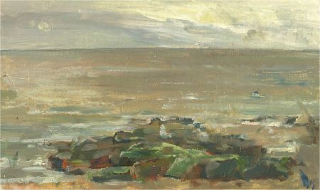 O.V. Belakovskaia - Russian School 2010 Oil, Sea
