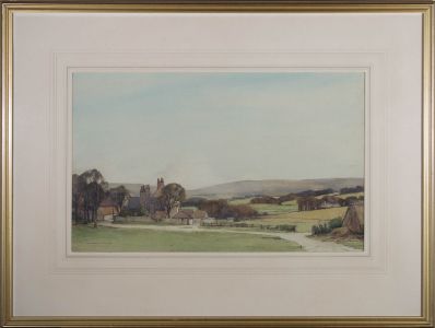 Edgar Thomas Holding RWS (1870-1952) - Early 20thC Watercolour, Little Bignor