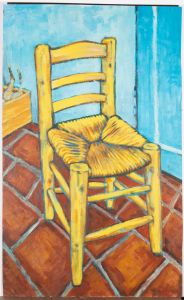 After Van Gogh - 20th Century Oil, Vincent's Chair
