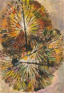 R.R. - Signed Mid 20th Century Watercolour, Autumn Leaves