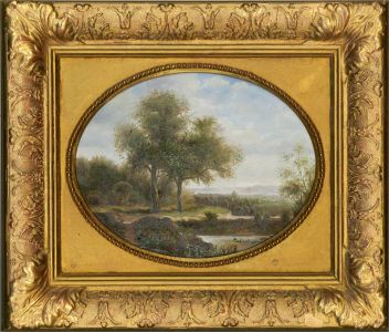 Robertson - Early 20th Century Oil, Pastoral Landscape