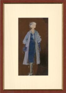Mid 20th Century Oil - Fashionable Lady