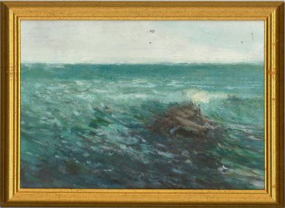 Mid 20th Century Oil - Extensive Seascape