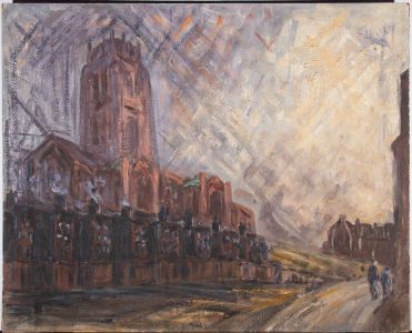 Mid 20th Century Oil - Liverpool Anglican Cathedral