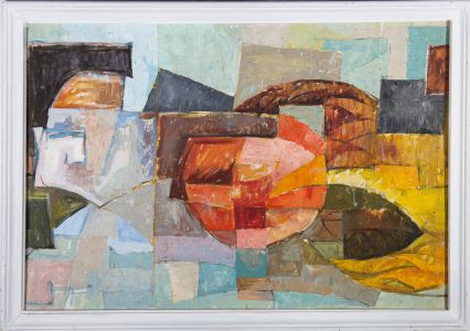 20th Century Oil - Cubist Colours