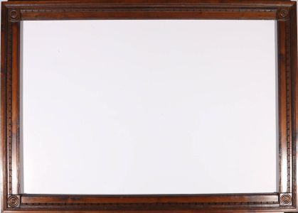 Very Large Early 20th Century Dark Wood Picture Frame - Greek Revival Style