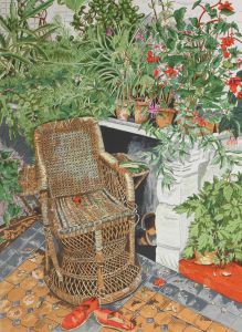 Rosalind Forster (b.1948) - 1987 Lithograph, The Garden Room