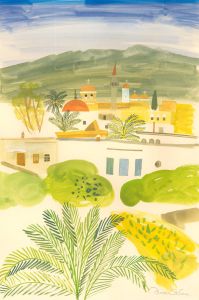 D. Osborn - 20th Century Watercolour, Kos, Greece