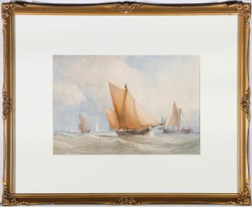 Attrib. G E Dawson - Framed Early 20th Century Watercolour, A Persistent Swell