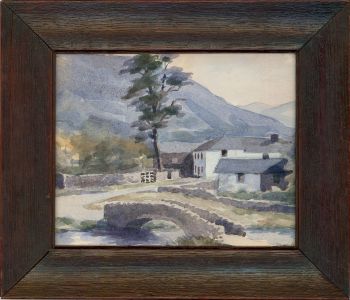 Framed Early 20th Century Watercolour - Welsh Landscape