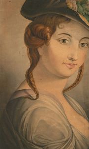 Late 19th Century Watercolour - A Seductive Gaze
