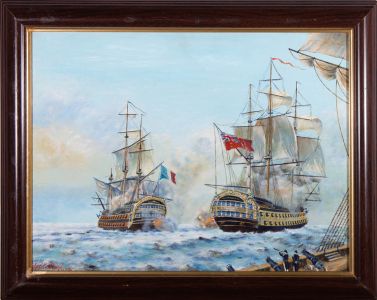 A.J. Billing - 1974 Oil, Ships at War