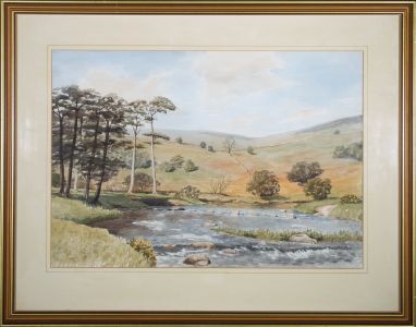 John Price - 1993 Watercolour, West Dart, Sherberton