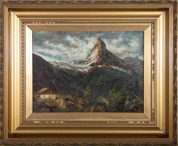 F. Marsden  - 1919 Oil, Matterhorn