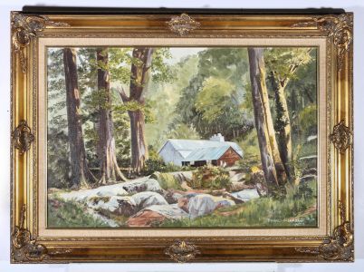 Bernard P. Lawlor - 20th Century Oil, Cabin In The Wood