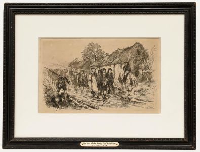 W. B. Hole ARSA (1846-1917) - Signed 1882 Etching, The End of the Rebellion
