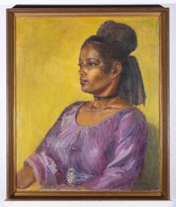 H. Simmonds - 1975 Oil, Lady In Lilac