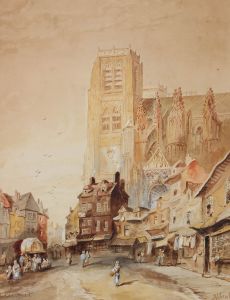 A. T. Blandford - Early 20th Century Watercolour, Abbeville