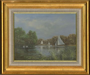Keith W. Hastings - 20th Century Oil, Salhouse Broad