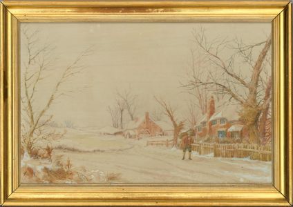 J. A. Jackson - Early 20th Century Watercolour, A Winter's Day