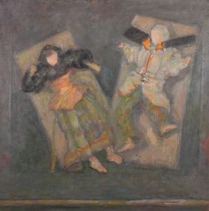 Albert Palmer (1911-1985) - 1984 Oil, Puppets