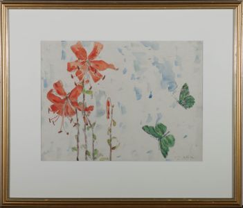Fletcher J Mercer (1861-1922) - Signed Watercolour, Watercolour Study