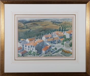 Irene Bache (1901-1999) - Signed 20th Century Watercolour, The French Town