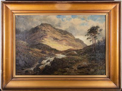 Tom Seymour (1844-1904) - Late 19th Century Oil, The Last Light