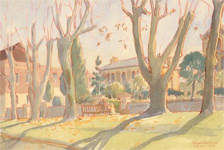 Michael Horsfield - Signed 1973 Watercolour, The Lonely Man