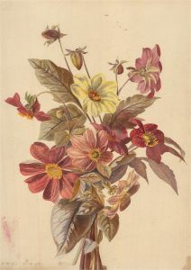 M. Danby - Dated 1993 Watercolour, A Bouquet of Flowers