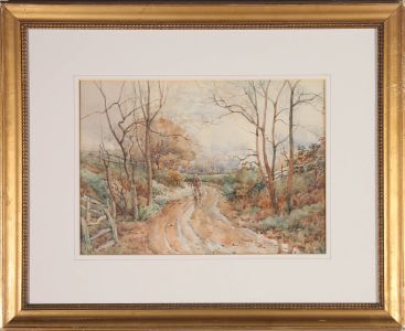 Charles Ashmore (1851-1925) - Framed 1910 Watercolour, Mawfa Lane