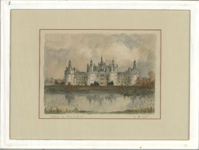 La Brige (1892-1972) - Signed Mid 20th Century Watercolour, Château De Chambord