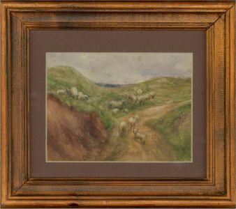 Early 20th Century Watercolour - The Herd