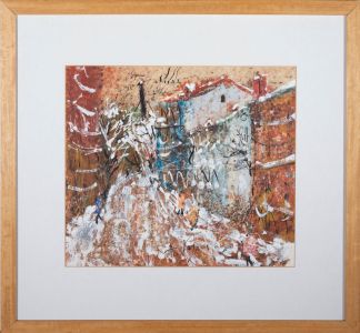 Aleksej Kazachenko (b.1962) - Contemporary Mixed Media, Along Moscow