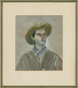 Anne M. Powers - 20th Century Watercolour, Young Vaquero