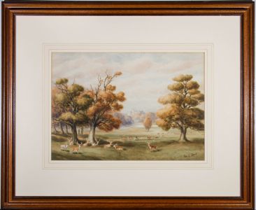 Geo. A. Short - Early 20th Century Pastel, Belvoir Castle
