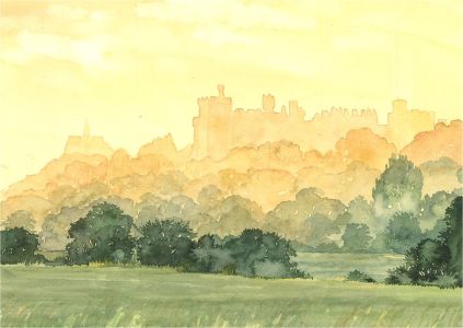 Contemporary Watercolour - Windsor Castle