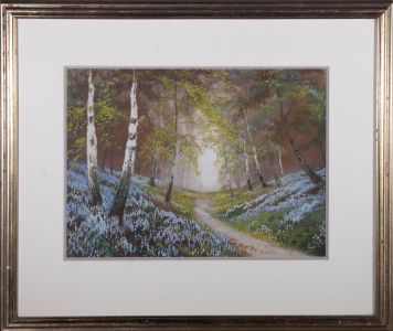 Reginald Sherrin (1891-1971) - 20th Century Gouache, Springtime In The Woods