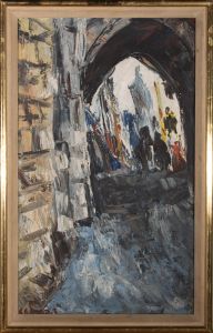 165 1966 Oil - Through The Arch