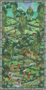 Rathi Ubud - 20th Century Acrylic, Indonesian Forest
