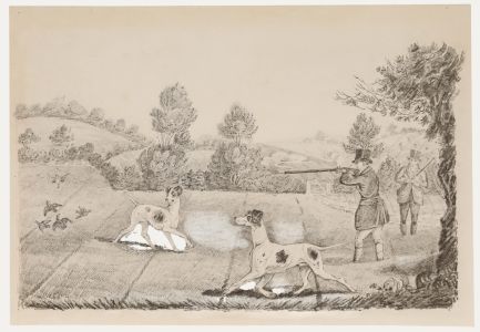 Manner of Henry Alken (1785-1851) - A Pair of Graphite Drawings, The Hunt