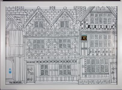 Thomas Elliott - Contemporary Digital Print, The Beatles In Stratford-Upon-Avon