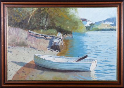 Lewis - 20th Century Oil, The White Rowing Boat