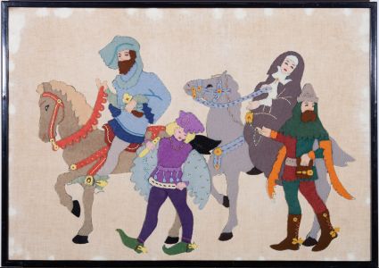 Mid 20th Century Mixed Media - Medieval Figures