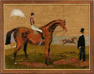 Mid 20th Century Embroidery - The Race Horse