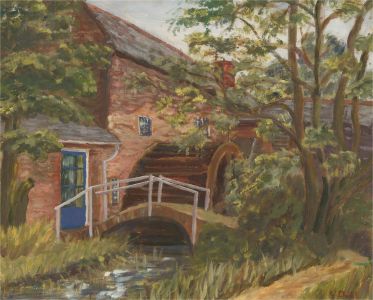 L. Chubb - Signed Mid 20th Century Oil, Alderholt Mill