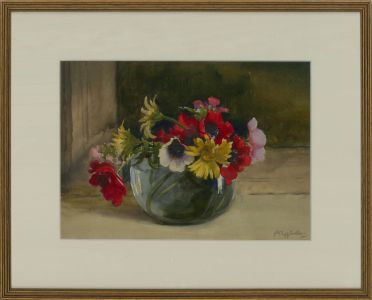 M. Effington  - 20th Century Watercolour, Fresh Blooms