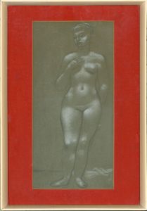 Alan Wycliffe Wellings (1910-1985) - Mid 20thC Graphite Drawing, Standing Nude